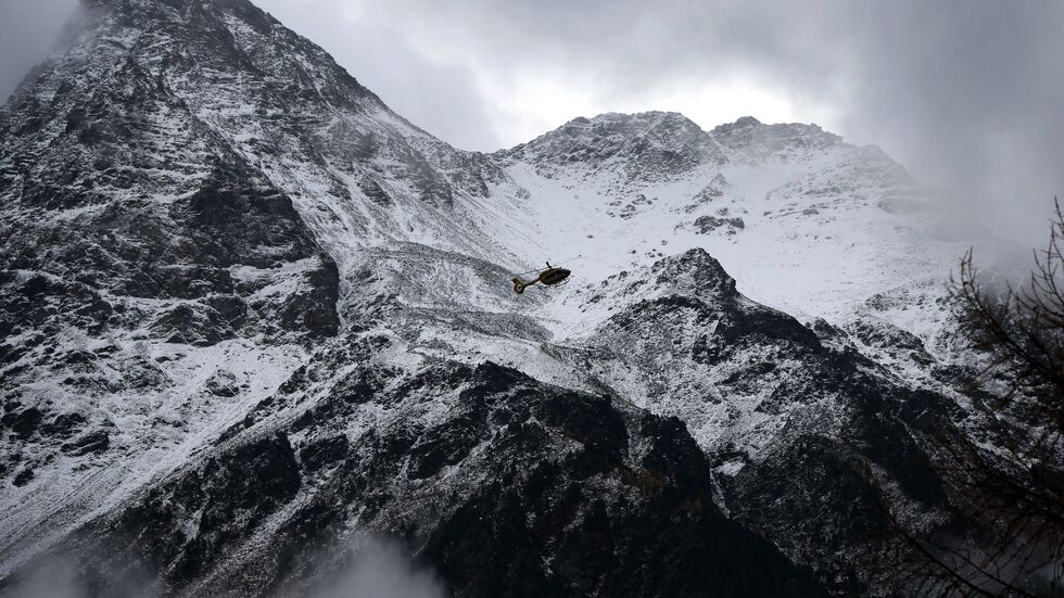 Über dem Ortlergebirge hingen am Wochenende dichte Wolken. 