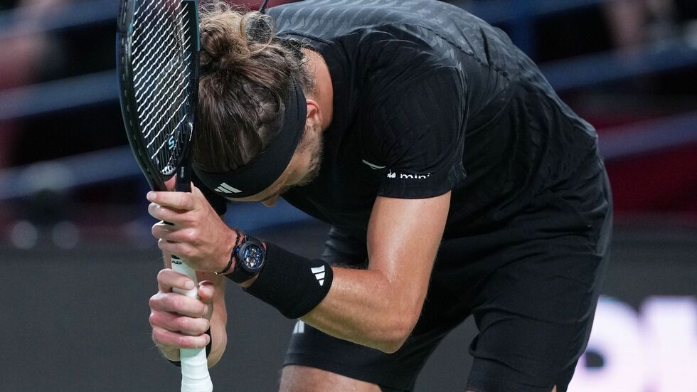 Alexander Zverev war in Shanghai am Ende seiner Kräfte.