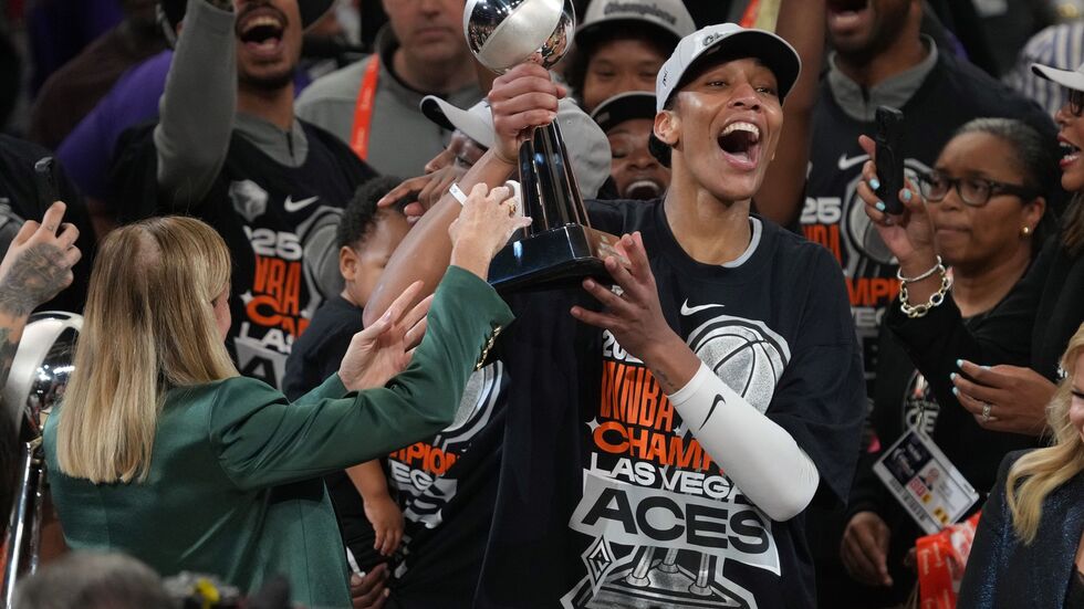 A'ja Wilson hat die Las Vegas Aces zur dritten Meisterschaft in der WNBA geführt.