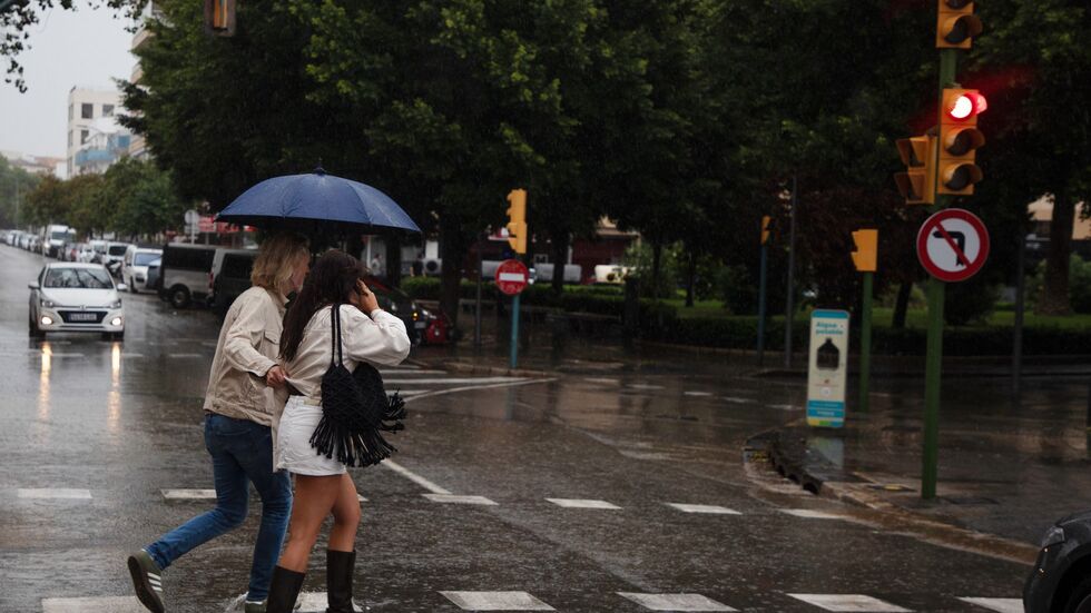 Warnstufe Gelb galt auf Mallorca noch bis 18 Uhr.