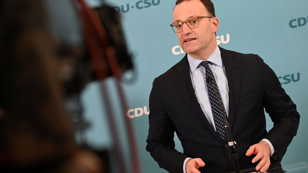 Unionsfraktionschef Jens Spahn zeigte sich am Nachmittag noch optimistisch. 