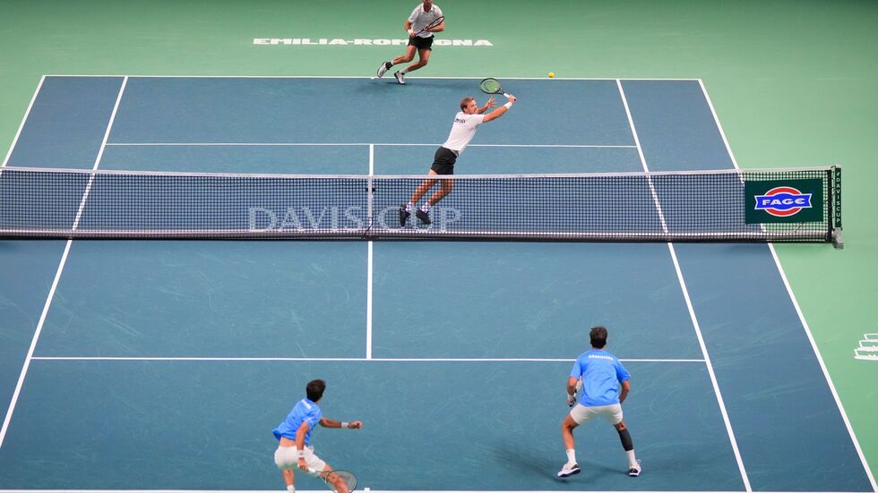 Die Entscheidung fiel erst im Doppel. Die Entscheidung fiel erst im Doppel.