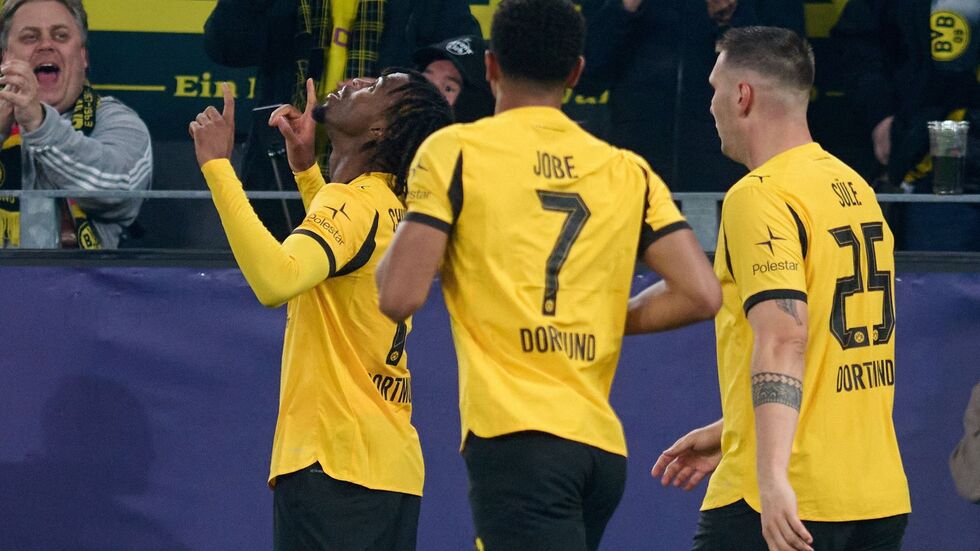 Carney Chukwuemeka erzielte das 2:0 für den BVB.