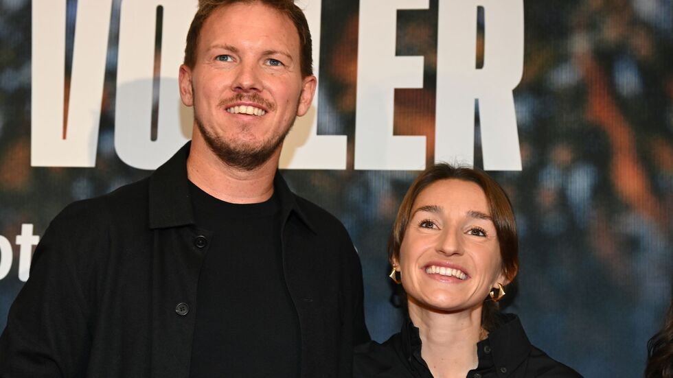 Nagelsmann mit seiner Partnerin Lena Wurzenberger.