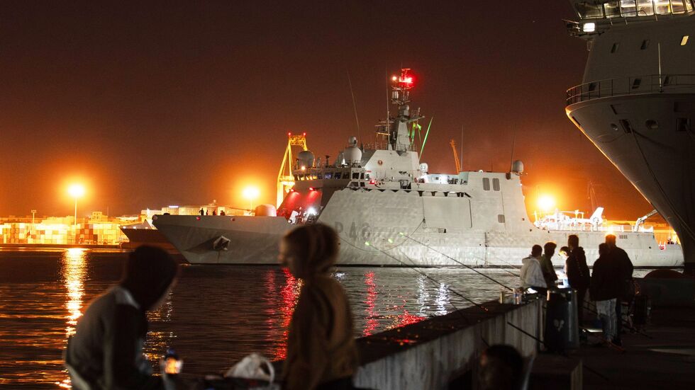 Das spanische Hochsee-Patrouillenboot «Furor» soll der propalästinensischen Global Sumud Flotilla im Notfall Hilfe leisten. Der könnte eintreten, wenn die rund 50 privaten Boote versuchen sollten, die Seeblockade der israelischen Marine des Gazastreifens zu durchbrechen. 