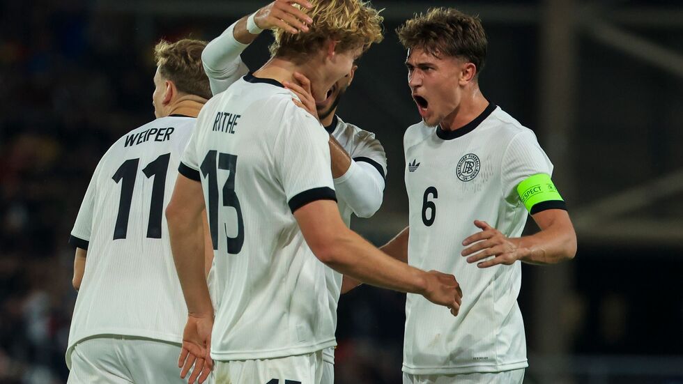 Nach der Pause hatte die deutsche Mannschaft kurz Grund zum Jubeln.
