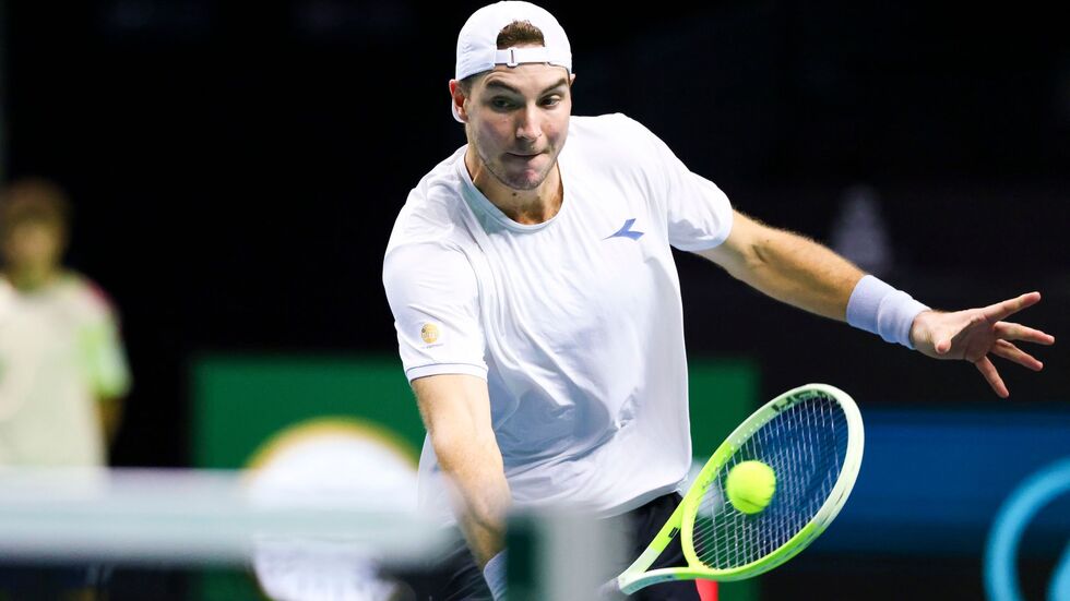 Jan-Lennard Struff bewies in seinem Match gegen Yoshihito Nishioka Nervenstärke. (Archivbild)