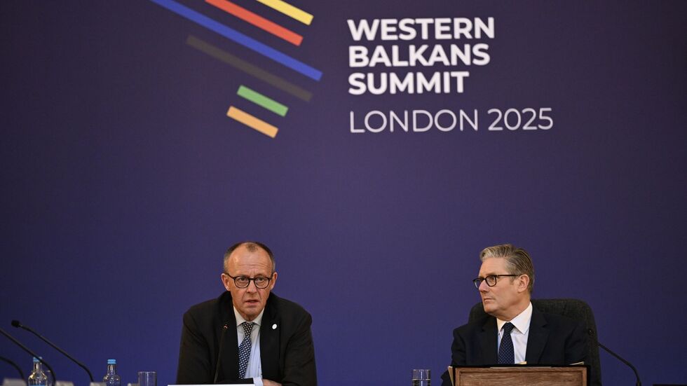 Merz konkretisierte seinen Aussagen bei einer Pressekonferenz in London.