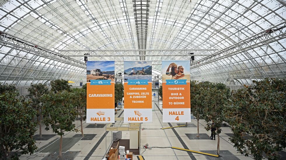 Rund 470 Aussteller präsentieren sich auf der Freizeitmesse Touristik & Caravaning in Leipzig