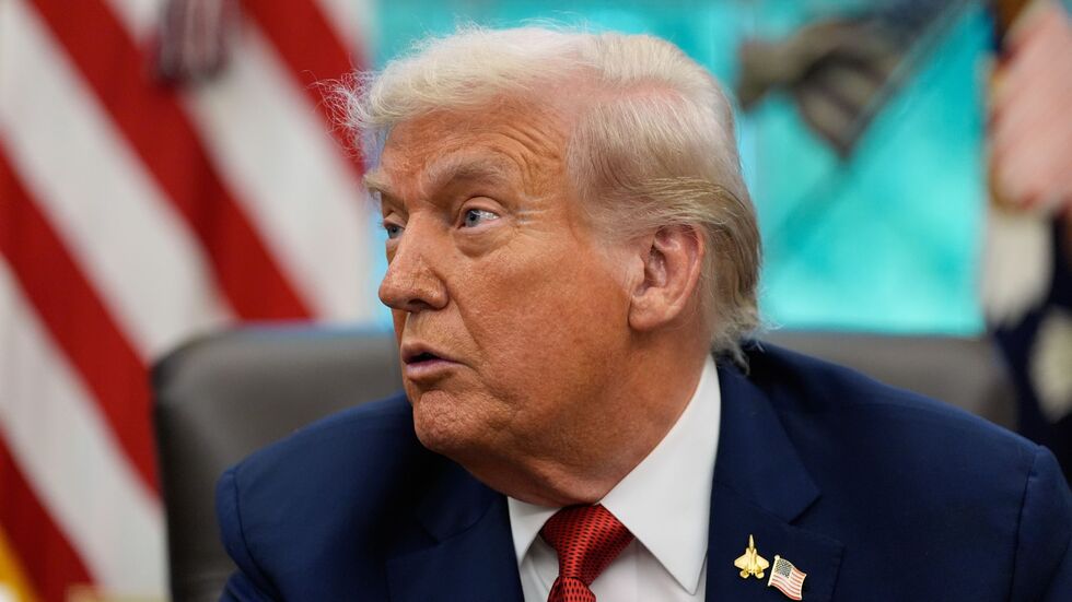 Trump droht der Hamas. Trump droht der Hamas.
