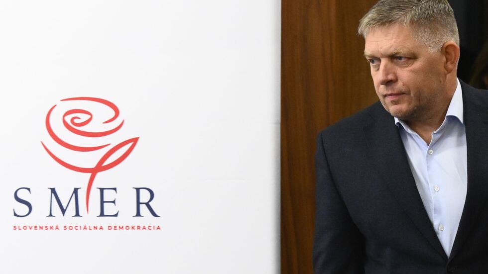 Robert Fico, Vorsitzender der Partei Smer-Sozialdemokratie, ist aufgrund seiner Politik bei vielen EU-Partnern umstritten. (Archivbild)   Robert Fico, Vorsitzender der Partei Smer-Sozialdemokratie, ist aufgrund seiner Politik bei vielen EU-Partnern umstritten. (Archivbild)
