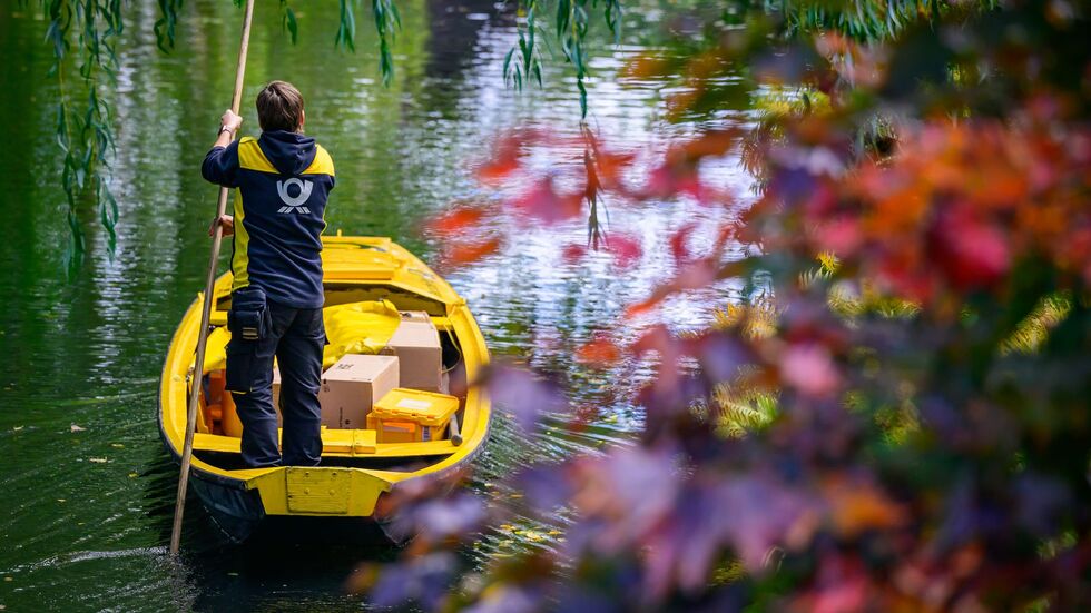 Der Postkahn im Spreewald geht in die Winterpause. Der Postkahn im Spreewald geht in die Winterpause.