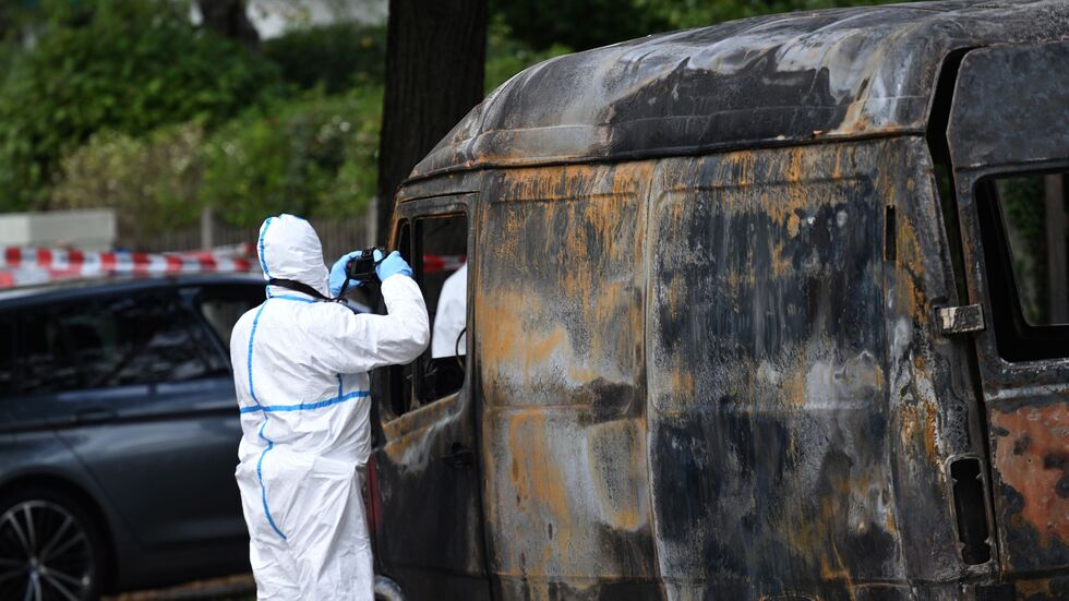 Ein Transporter brannte ebenfalls. Ein Transporter brannte ebenfalls.