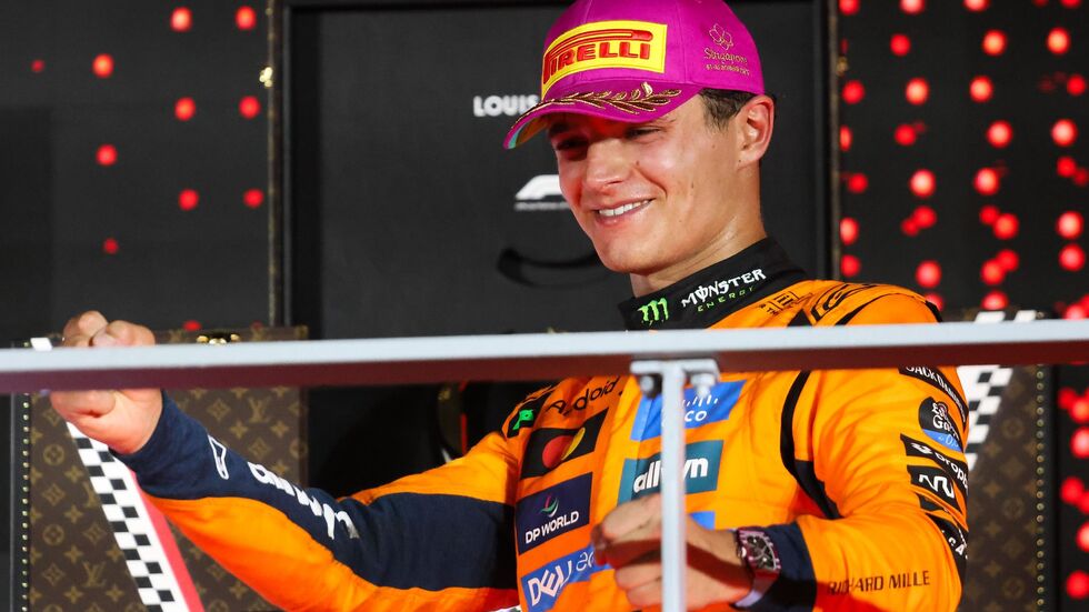 Ist sich keiner Schuld für den Startvorfall bewusst: McLaren-Pilot Lando Norris.
