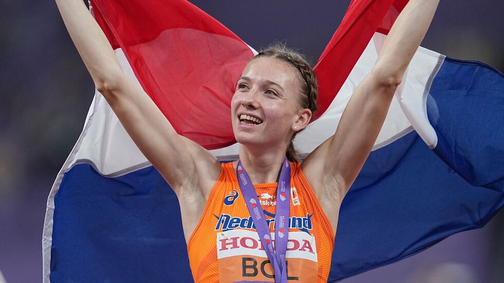 Wieder Weltmeisterin: Femke Bol aus den Niederlanden.