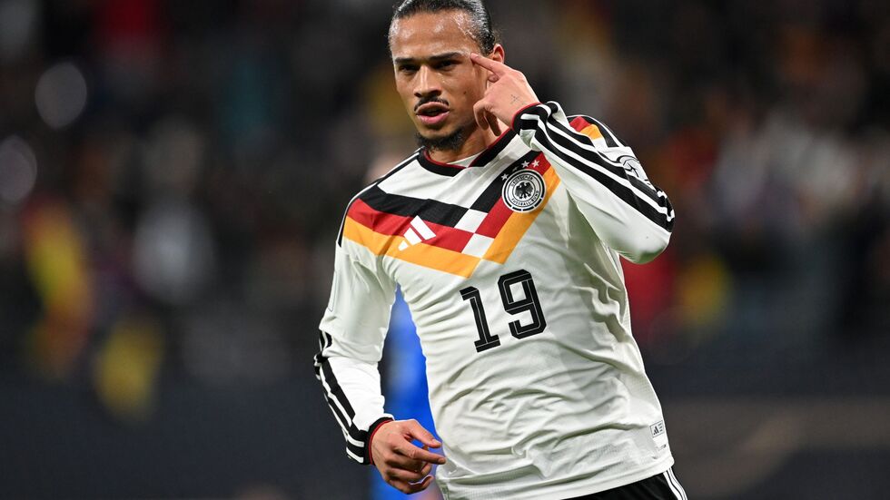 Er sollte sich bewähren - Leroy Sané traf gleich doppelt. Er sollte sich bewähren - Leroy Sané traf gleich doppelt.