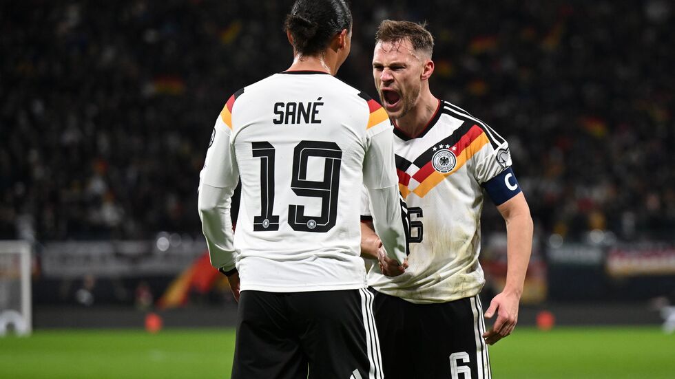 Kimmichs Energie überträgt sich auf die Mannschaft. 