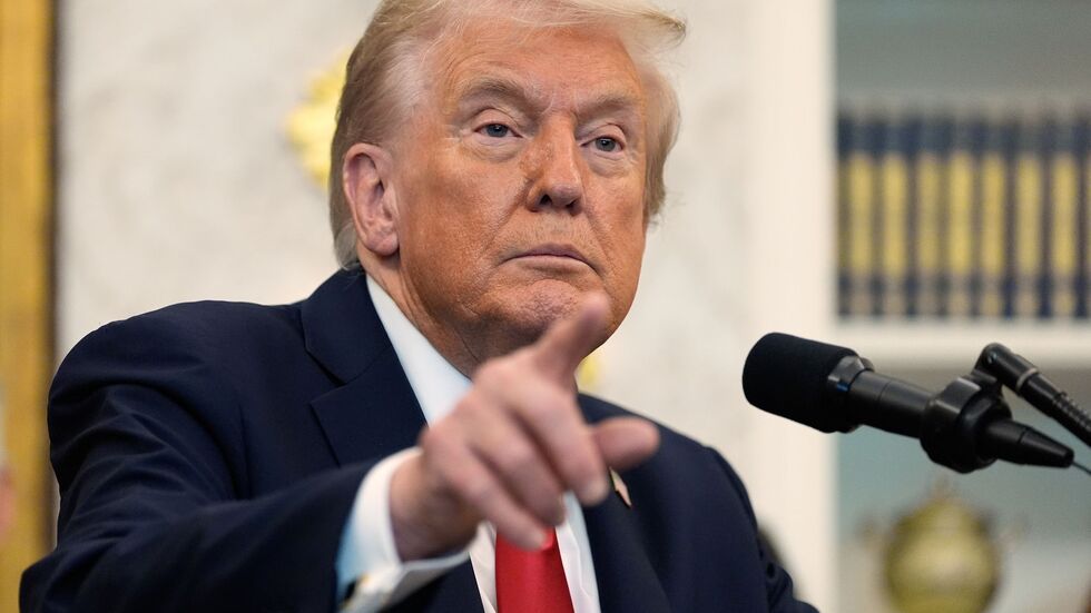 US-Präsident Trump droht der Hamas mit dem Tod.  US-Präsident Trump droht der Hamas mit dem Tod.