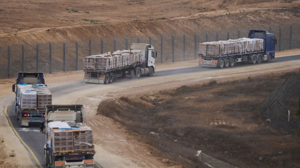 Die UN können kurzfristig 170.000 Tonnen Hilfsgüter in den Gazastreifen liefern. (Archivbild) Die UN können kurzfristig 170.000 Tonnen Hilfsgüter in den Gazastreifen liefern. (Archivbild)