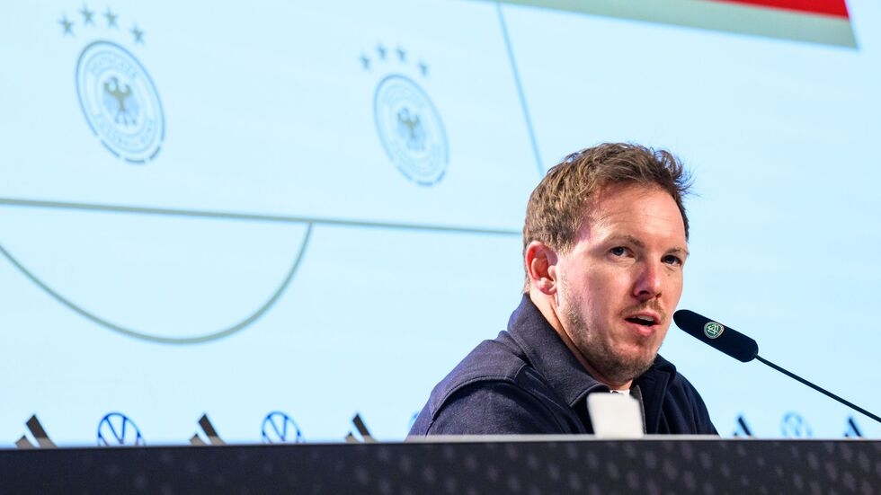 Julian Nagelsmann schaut nicht auf die Tabelle in der Qualifikationsgruppe. 