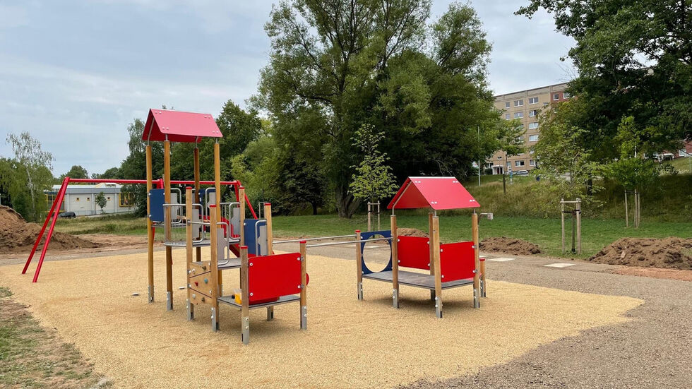 Auf dem Gelände hat der Verein bereits eine Fitness-Anlage und einen Bolzplatz gebaut.