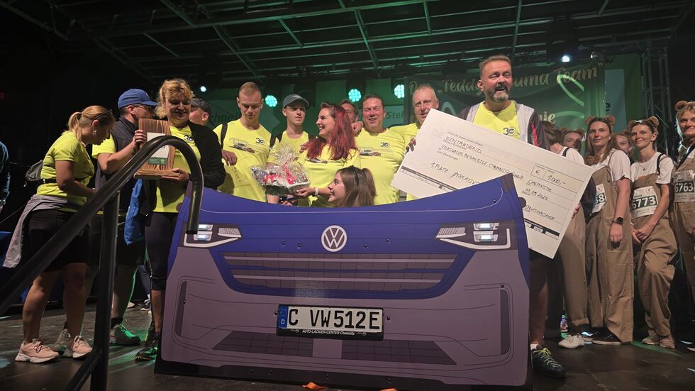 Das Team von VW wurde als das kreativste ausgezeichnet. Das Team von VW wurde als das kreativste ausgezeichnet.