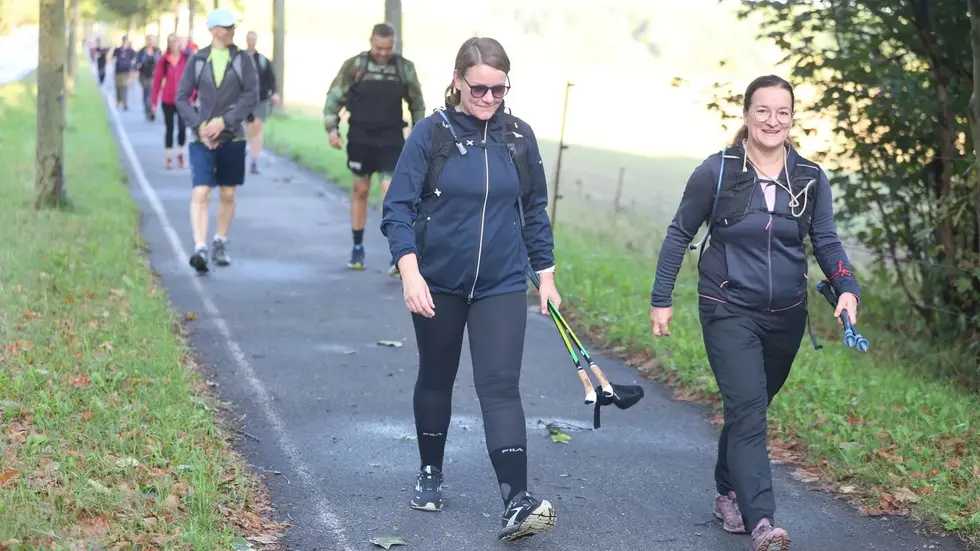 Rund 150 Teilnehmer gingen auf die 34 Kilometer lange Strecke. Rund 150 Teilnehmer gingen auf die 34 Kilometer lange Strecke.