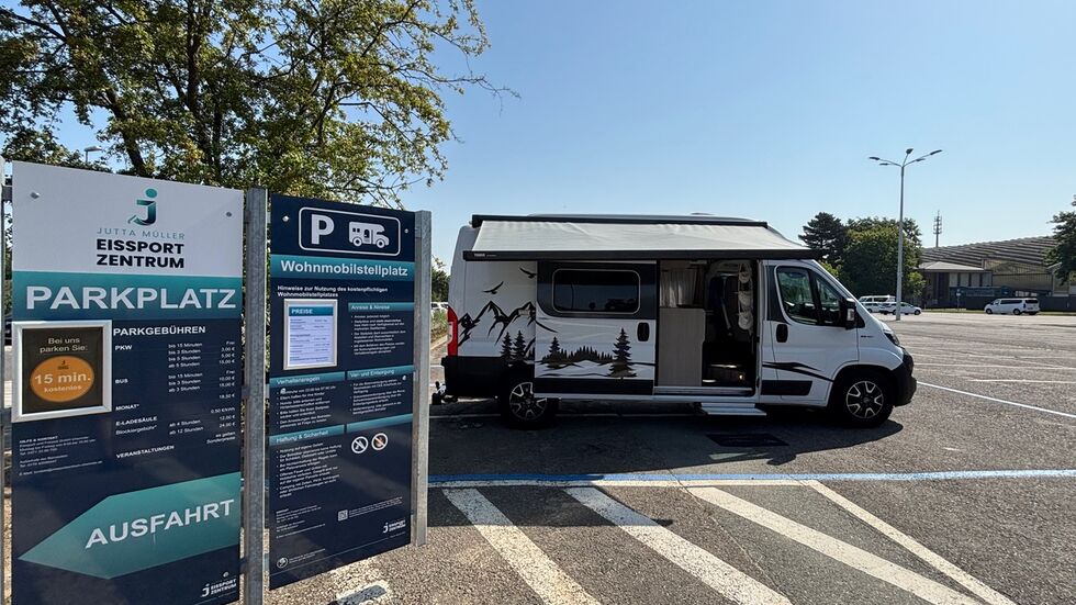 Neuer Wohnmobil-Stellplatz