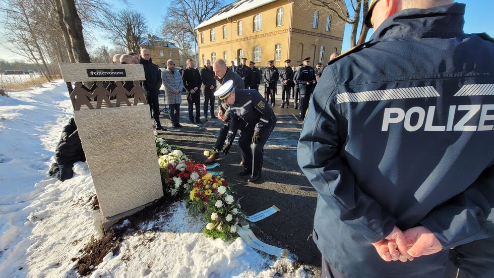 Viele ehemalige Kollegen von Stoppa waren nach Lauchammer gekommen Viele ehemalige Kollegen von Stoppa waren nach Lauchammer gekommen