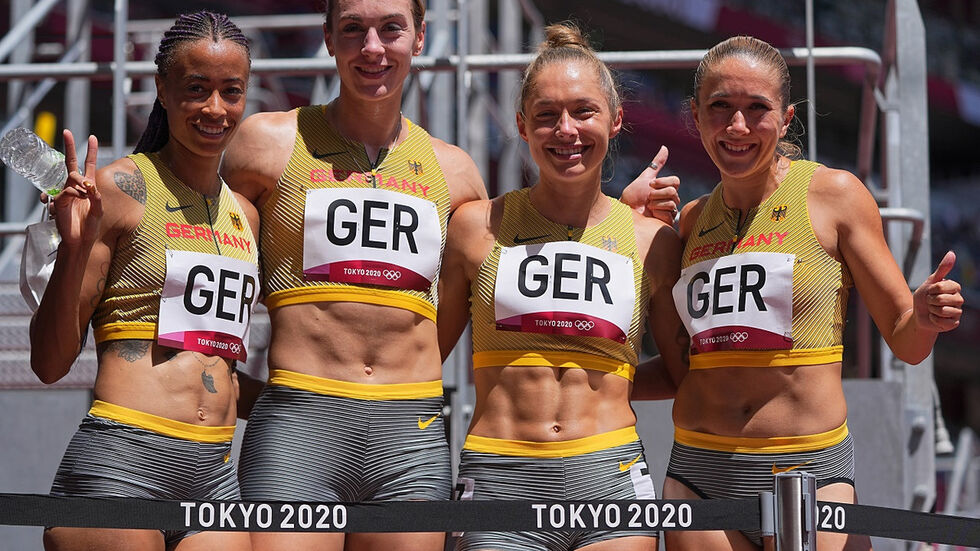 TU Chemnitz-Studentin Rebekka Haase schaffte es mit der 4x100m-Staffel ins Finale. TU Chemnitz-Studentin Rebekka Haase schaffte es mit der 4x100m-Staffel ins Finale.