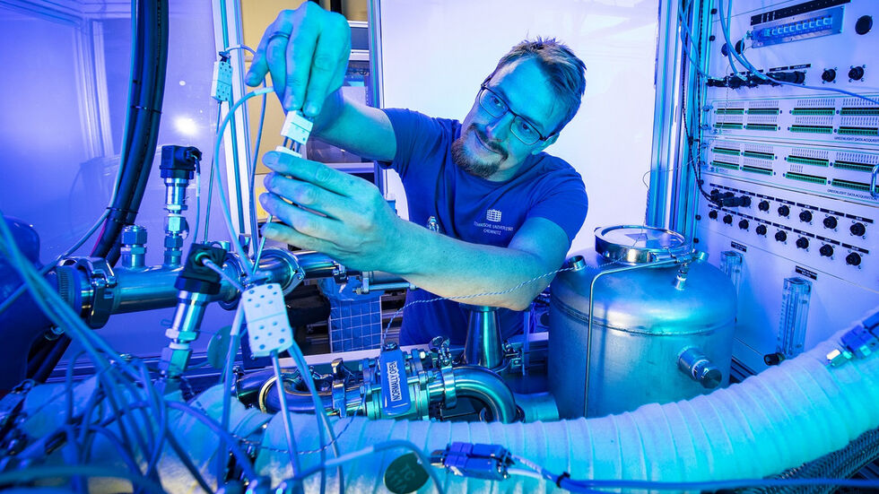 Die TU Chemnitz forscht bereits an der Wasserstofftechnologie. Die TU Chemnitz forscht bereits an der Wasserstofftechnologie.