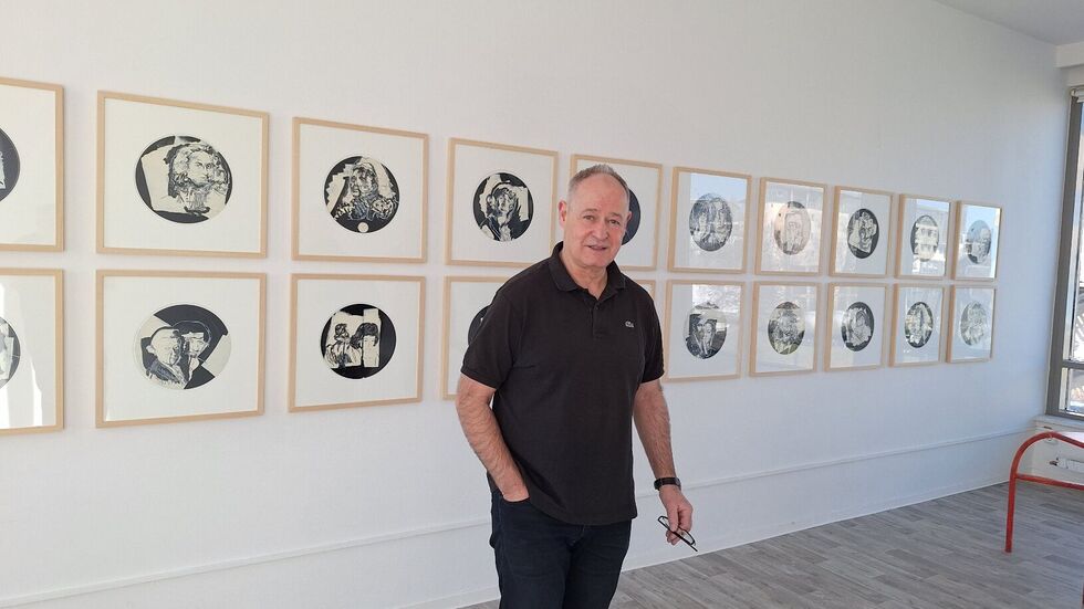 Peter Kallfels, einer der Mitorganisatoren der neuen Galerie.