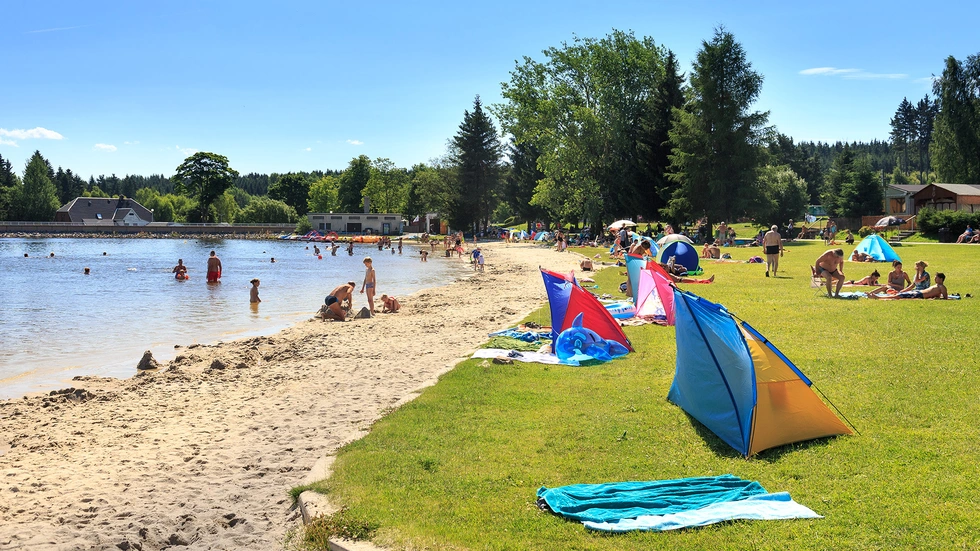 Ein Campingpark im Erzgebirge (Foto: Campingpark Greifensteine)