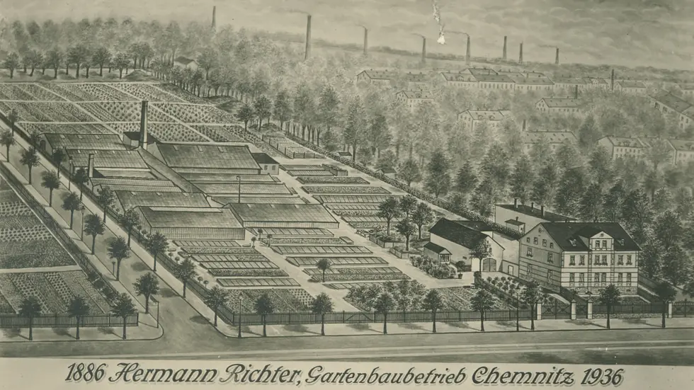 Historische Aufnahme der Gärtnerei