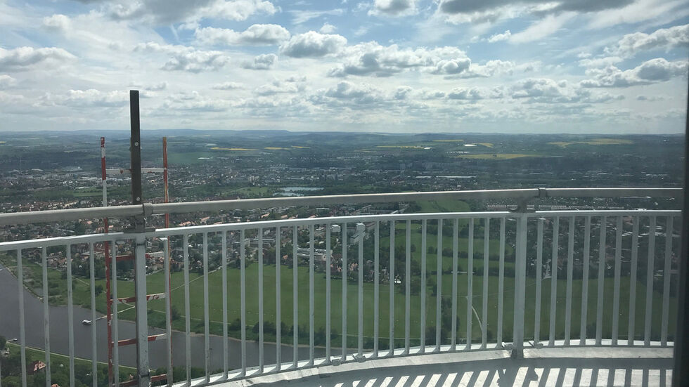 Toller Fernblick vom Dresdner "Telespargel" Toller Fernblick vom Dresdner "Telespargel"