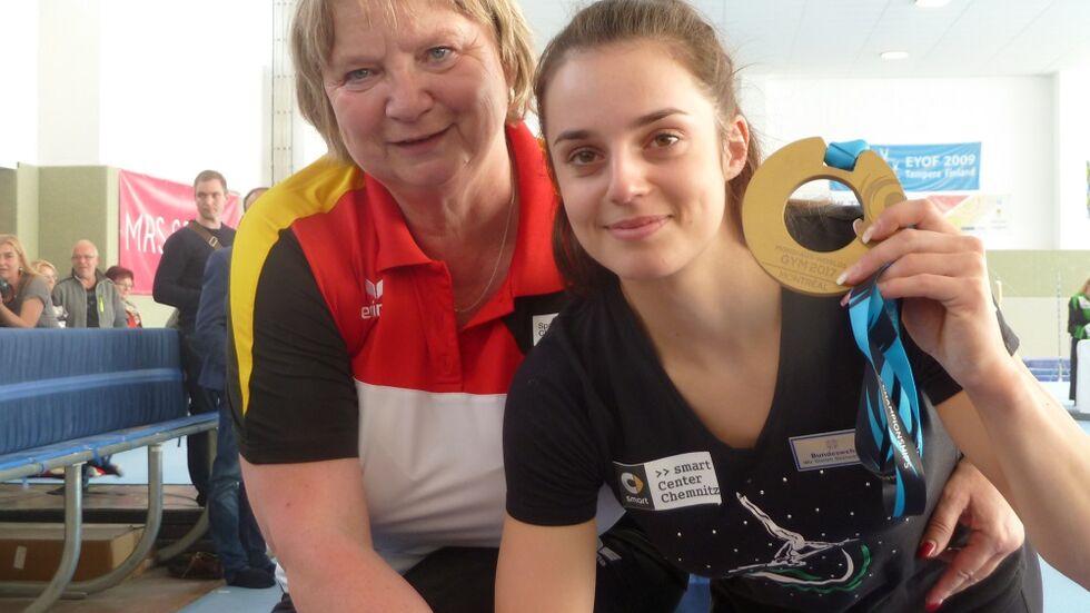 2017 feierten Pauline Schäfer und Gabriele Frehse noch zusammen den Weltmeistertitel. 2017 feierten Pauline Schäfer und Gabriele Frehse noch zusammen den Weltmeistertitel.