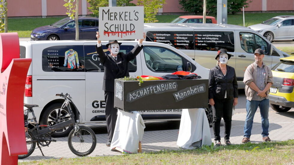 Klar, die ehemalige Bundeskanzlerin polarisiert: Es gab auch einzelne Proteste. Klar, die ehemalige Bundeskanzlerin polarisiert: Es gab auch einzelne Proteste.