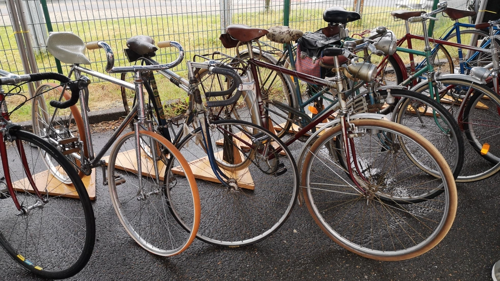 Historische Fahrräder im Chemnitzer Fahrzeugmuseum