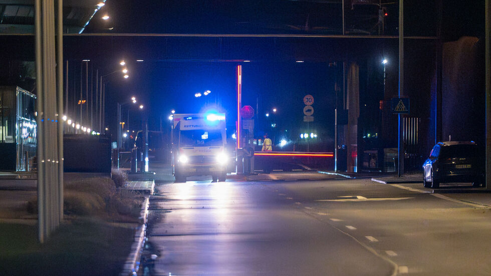 Mehrere Krankenwagen rückten ins Werk ein, um vor Ort Verletzte zu behandeln - zwei kamen ins Krankenhaus.