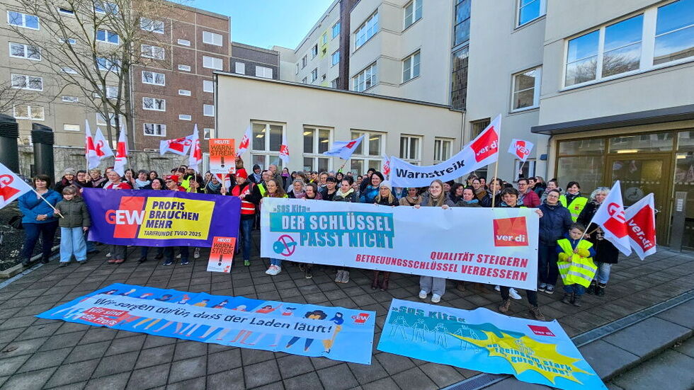 Streik! Am Donnerstag und Freitag bleiben Kitas in Chemnitz geschlossen. Auch in der Stadtverwaltung soll die Arbeit ruhen.