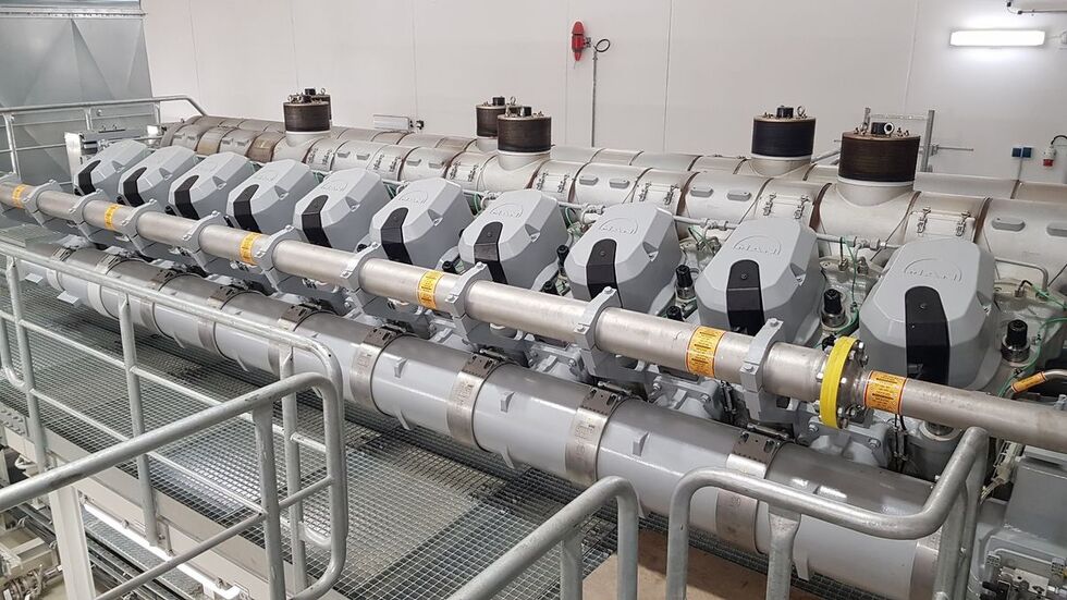 Kraftwerks-Modul im Heizkraftwerk Chemnitz Nord