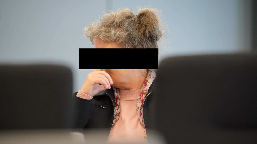 Die angeklagte Ärztin vor Gericht.