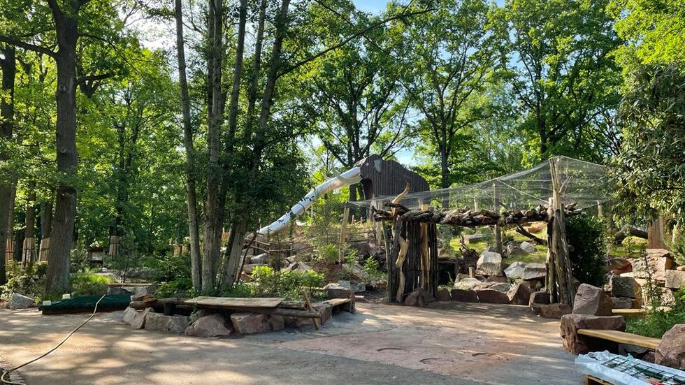 Der neue Spieplatz im Tierpark wurde größtenteils über Spenden finanziert.