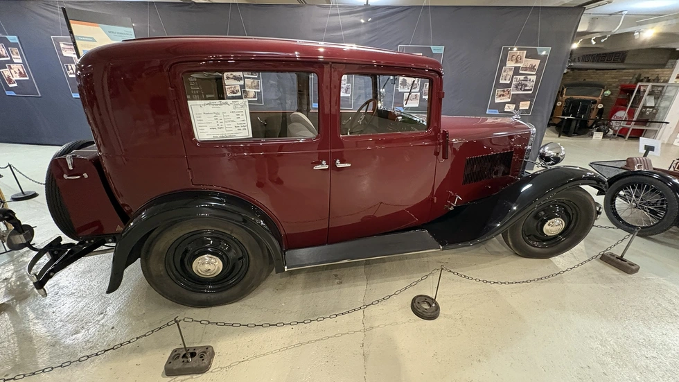 Wanderer im Chemnitzer Fahrzeugmuseum