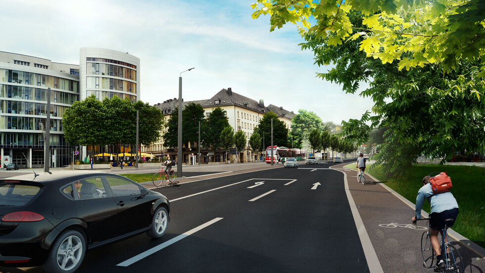 So soll die Theaterstraße einmal aussehen.