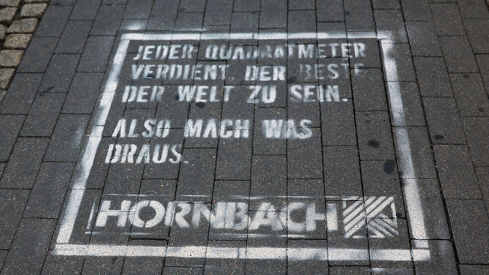 Diese Art der Werbung ist in Chemnitz verboten.