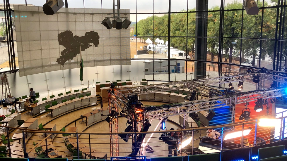 Der Landtag in Dresden.