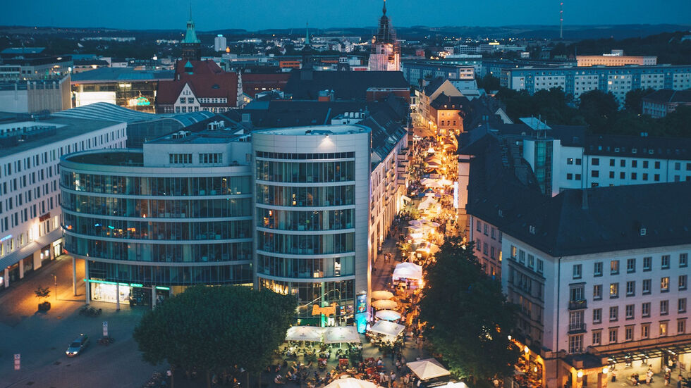Brauereimarkt am Abend