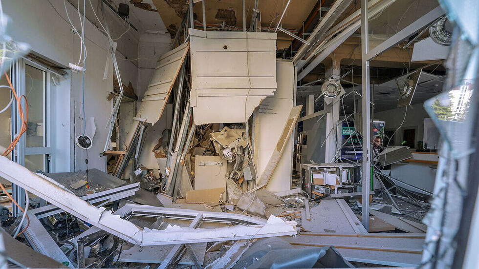 Der Geldautomat wurde völlig zerstört.