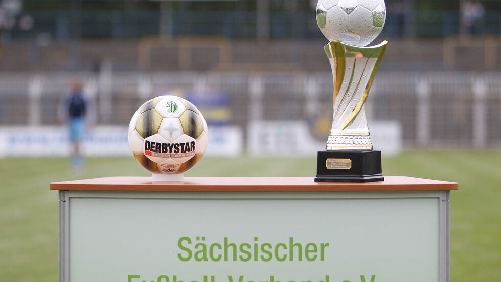 Der Landespokal des Sächsischen Fußball-Verbands.